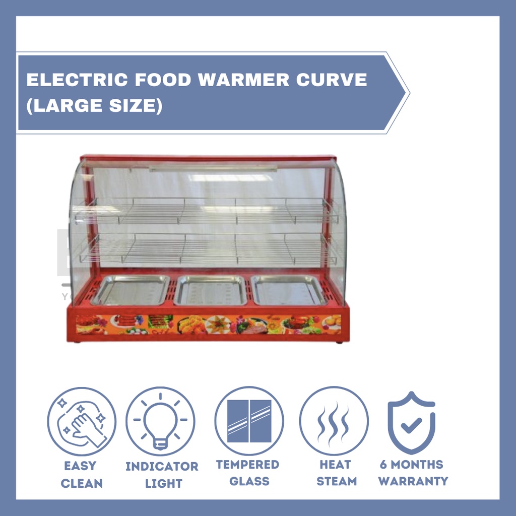 BAKERY BIG Commercial Food Warmer Display Case/ Warming Display
