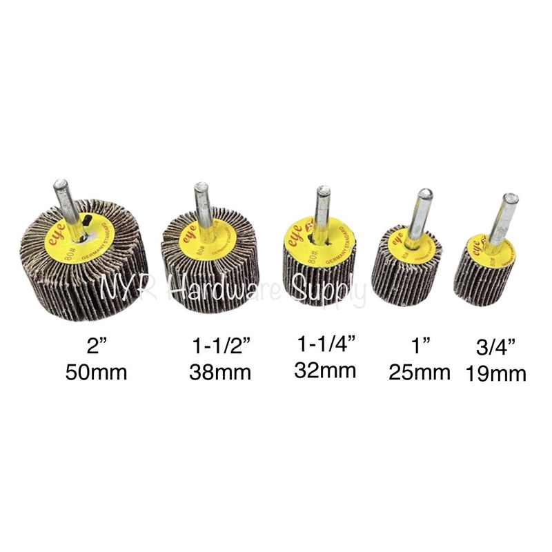 Flap Wheel 6mm Shank 19mm 25mm 32mm 38mm 50mm P80 P120 Sanding Sand Paper Flap Wheel Drill Air