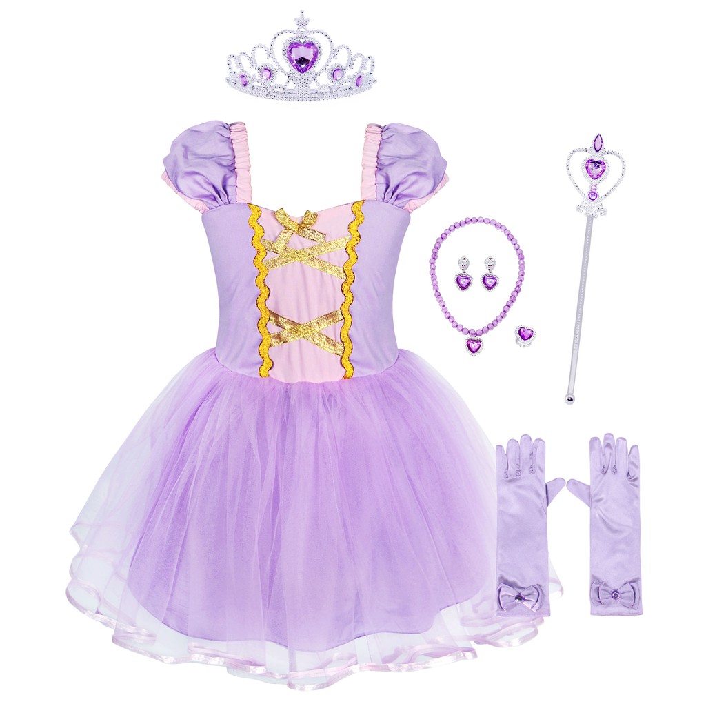 rapunzel dress kids