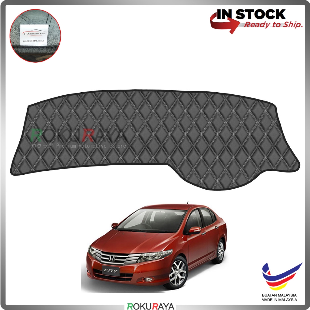 Honda City TMO (5th Gen) 2008-2013 RR Malaysia Custom Fit Dashboard Cover  (BLACK LINE)