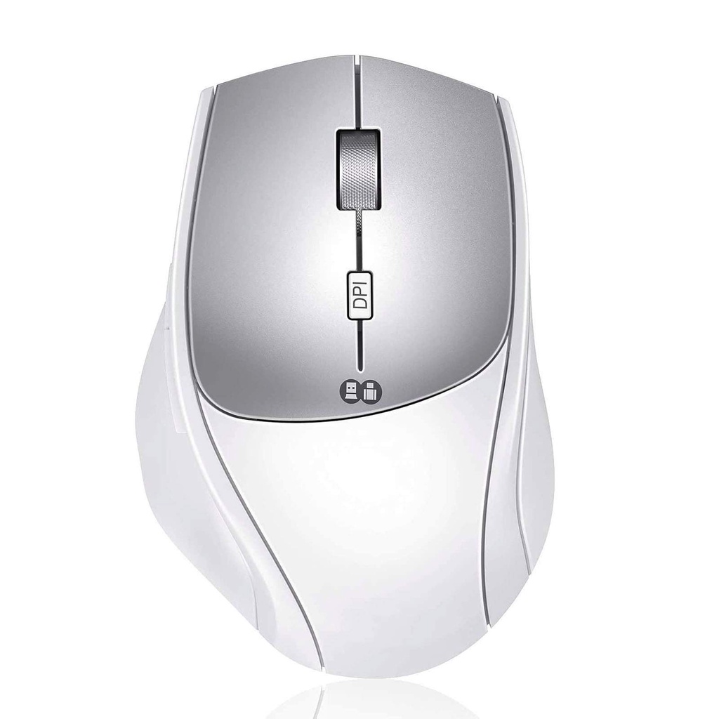 Jelly Comb Wireless Mouse 2.4G USB & USB C Mouse Dual Mode PC Laptop