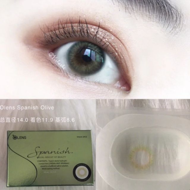 Contact Lens Olens Spanish Olive Shopee Malaysia