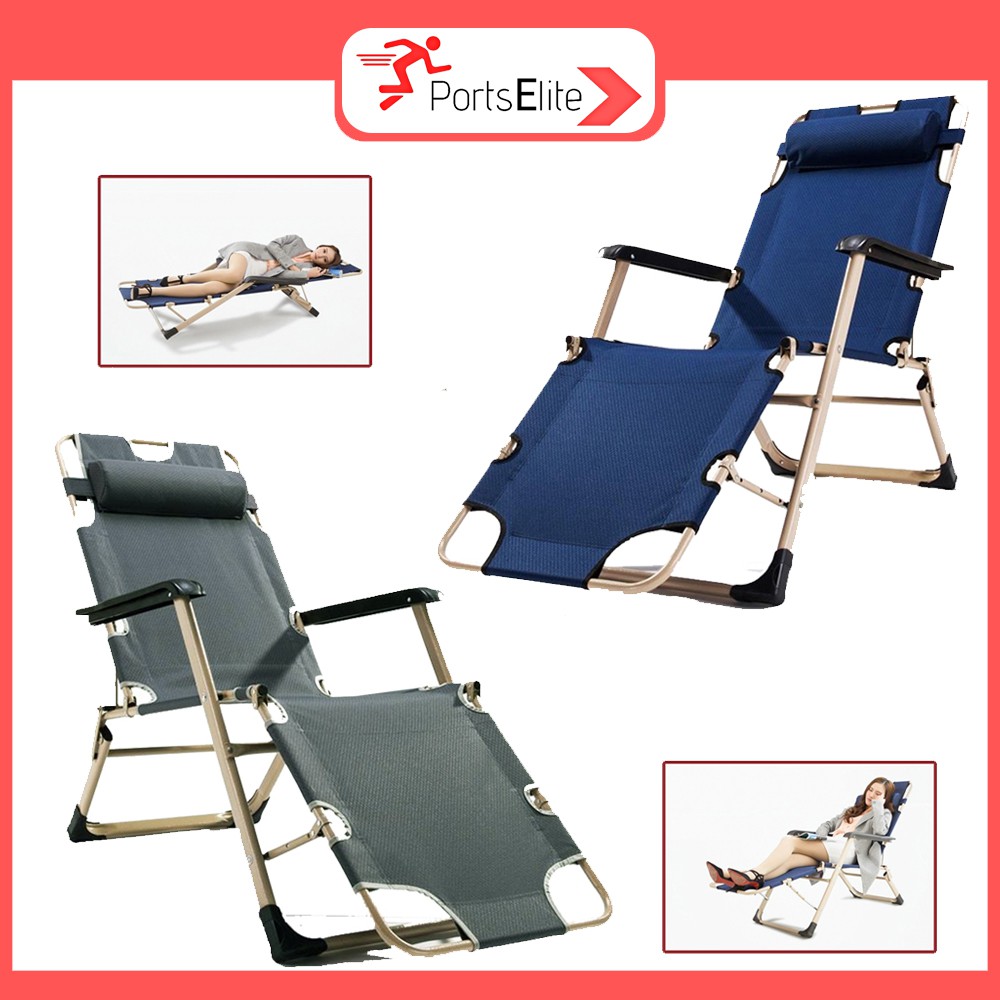 Premium Quality Folding Lounge Chair Nap Bed Folding Chair Beach Chairs