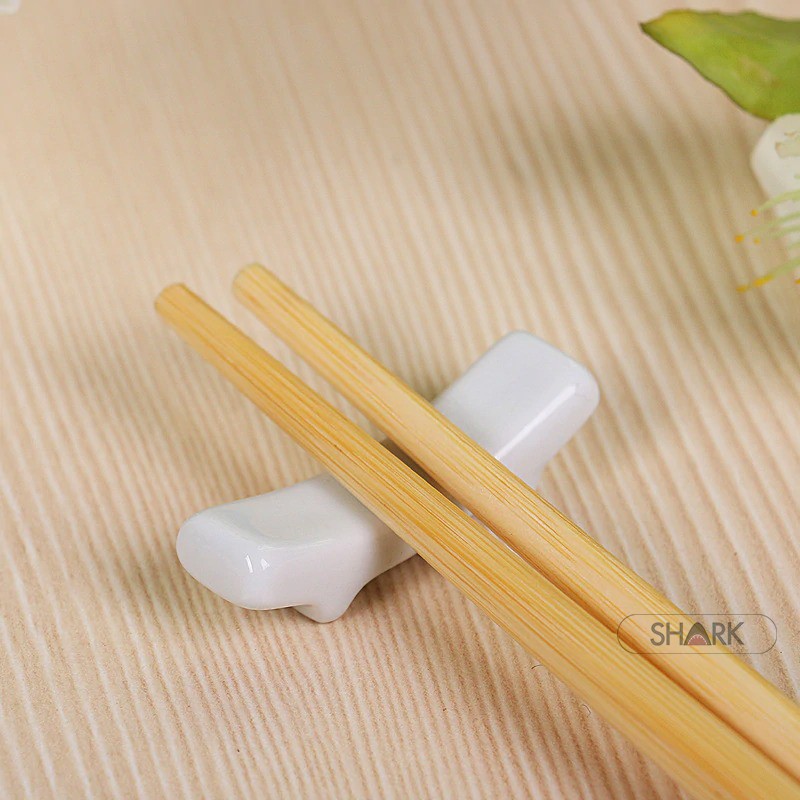 Ceramic Chopstick Holder with 3 different Designs ( Chopstick + Spoon