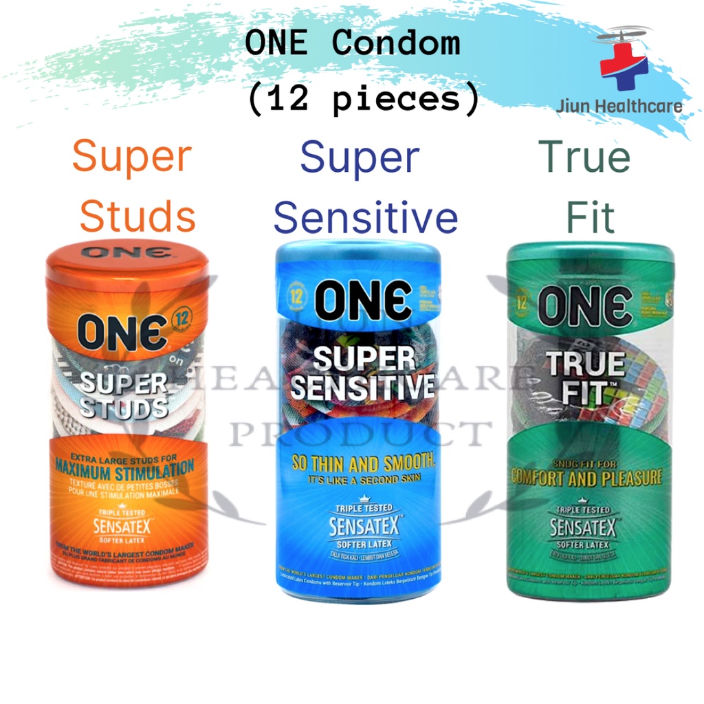 Amazon Com One Super Sensitive With Silver Lunamax Pocket Case Premium Lubricated Latex Condoms 24 Count Health Household