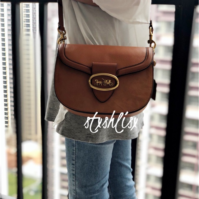 coach kat saddle bag