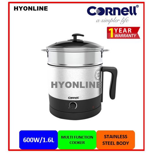 CMCE160SS CORNELL 1.6L MINI MULTI COOKER / MEC3015 MISTRAL 1.5L