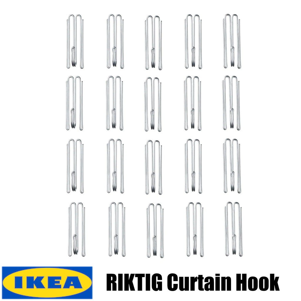 Ikea Riktig Curtain Hook 20pcs Shopee Malaysia