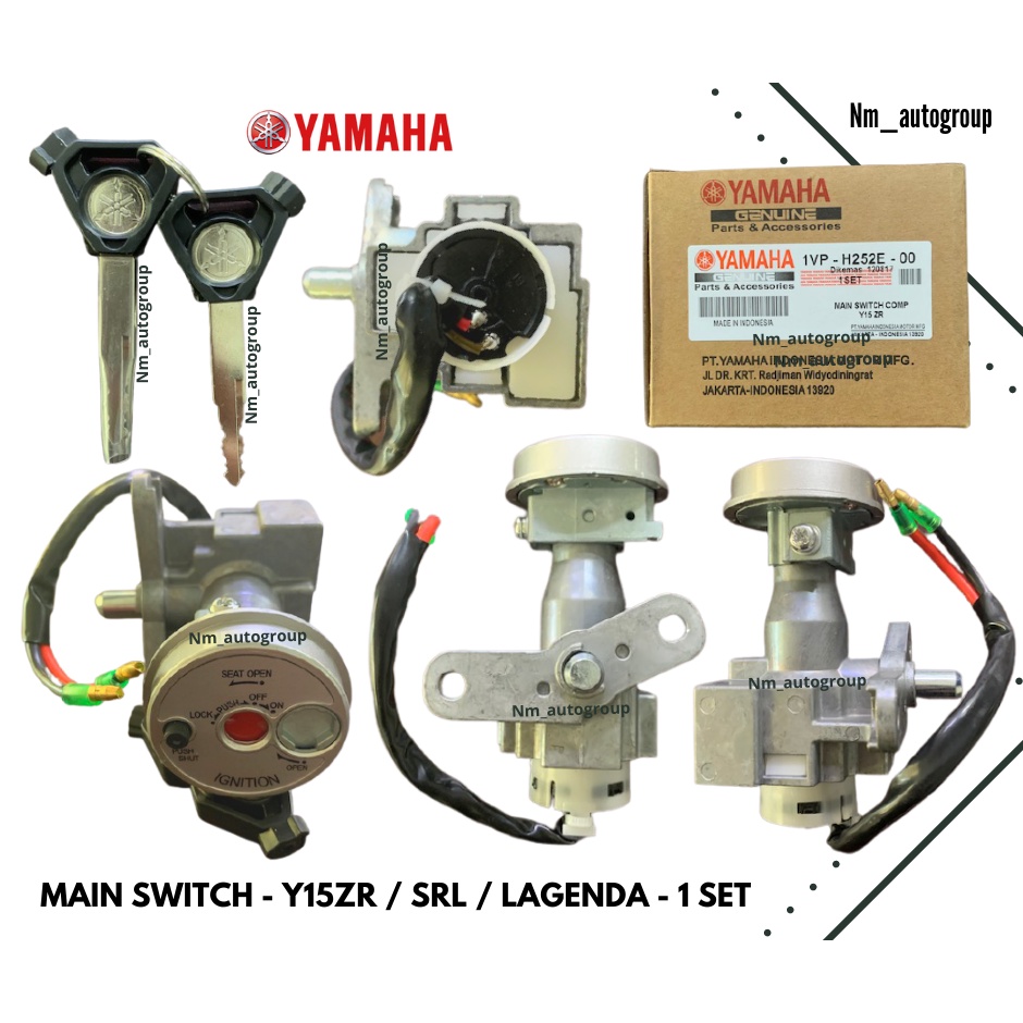 YAMAHA Main Switch / Key Switch Set Y15ZR / SRL 115 FI / LAGENDA 115