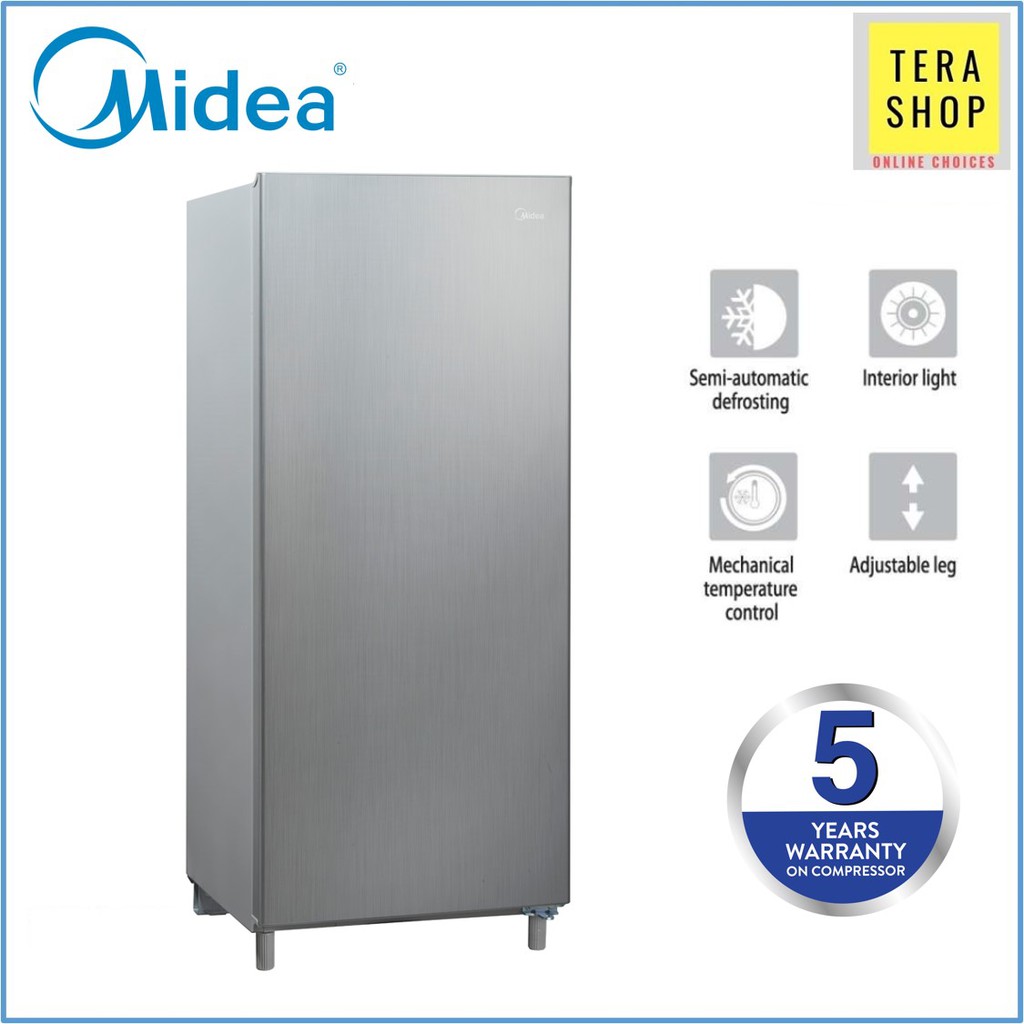 Midea Ms 235 187l 1 Door Fridge Single Door Refrigerator Peti Sejuk Shopee Malaysia