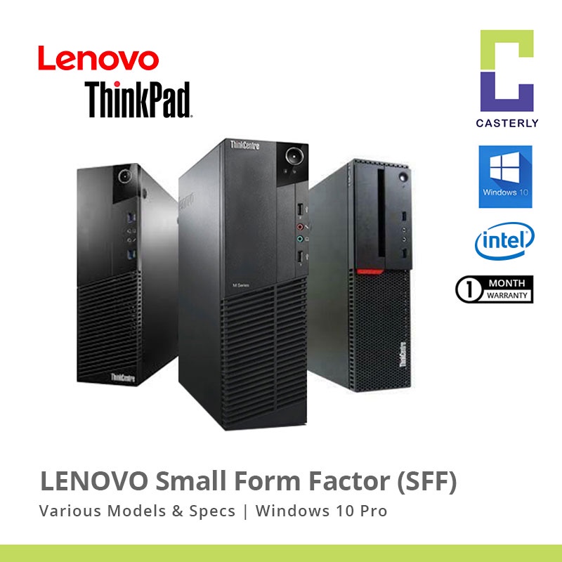 (R) Lenovo SFF E73 M73 M83 M91P M92P M93P Desktop PC (NO DVD) DDR3 RAM/HDD SSD/Win10 Pro/Murah Bajet Desktops CPU