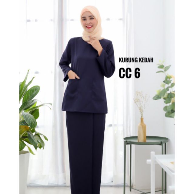 Baju Kurung Kedah Como Crepe