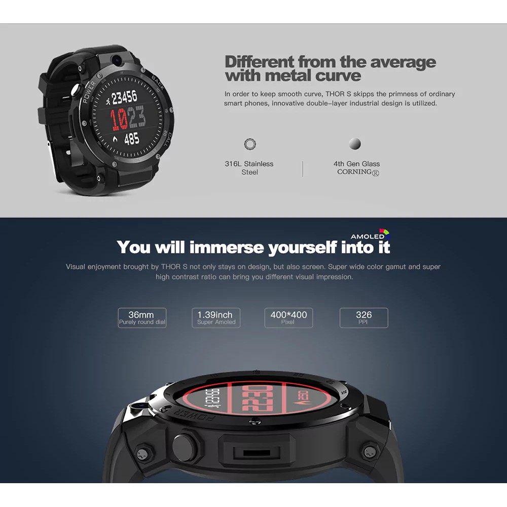new zeblaze thor s 3g gps smartwatch