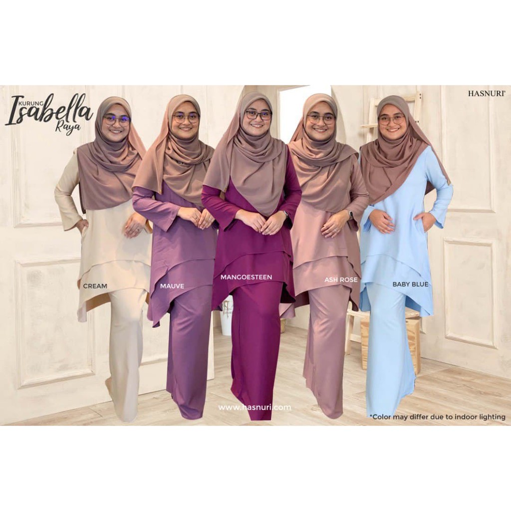 Isabella Kurung By Hasnuri Murah Bestseller Bridesmaid Baju Konvo Baju Dinner Baju Kuliah Baju Kerja Baju Raya Shopee Malaysia