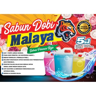 liquid detergen laundry Sabun dobi malaya 10liter 10kg 