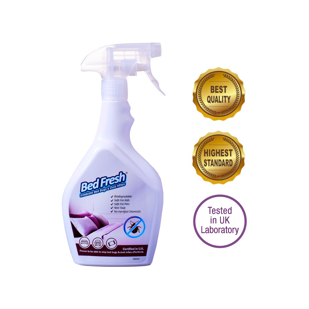 BedFresh Eradicate Bed Bugs & Dust Mites Spray (500ml) Shopee Malaysia