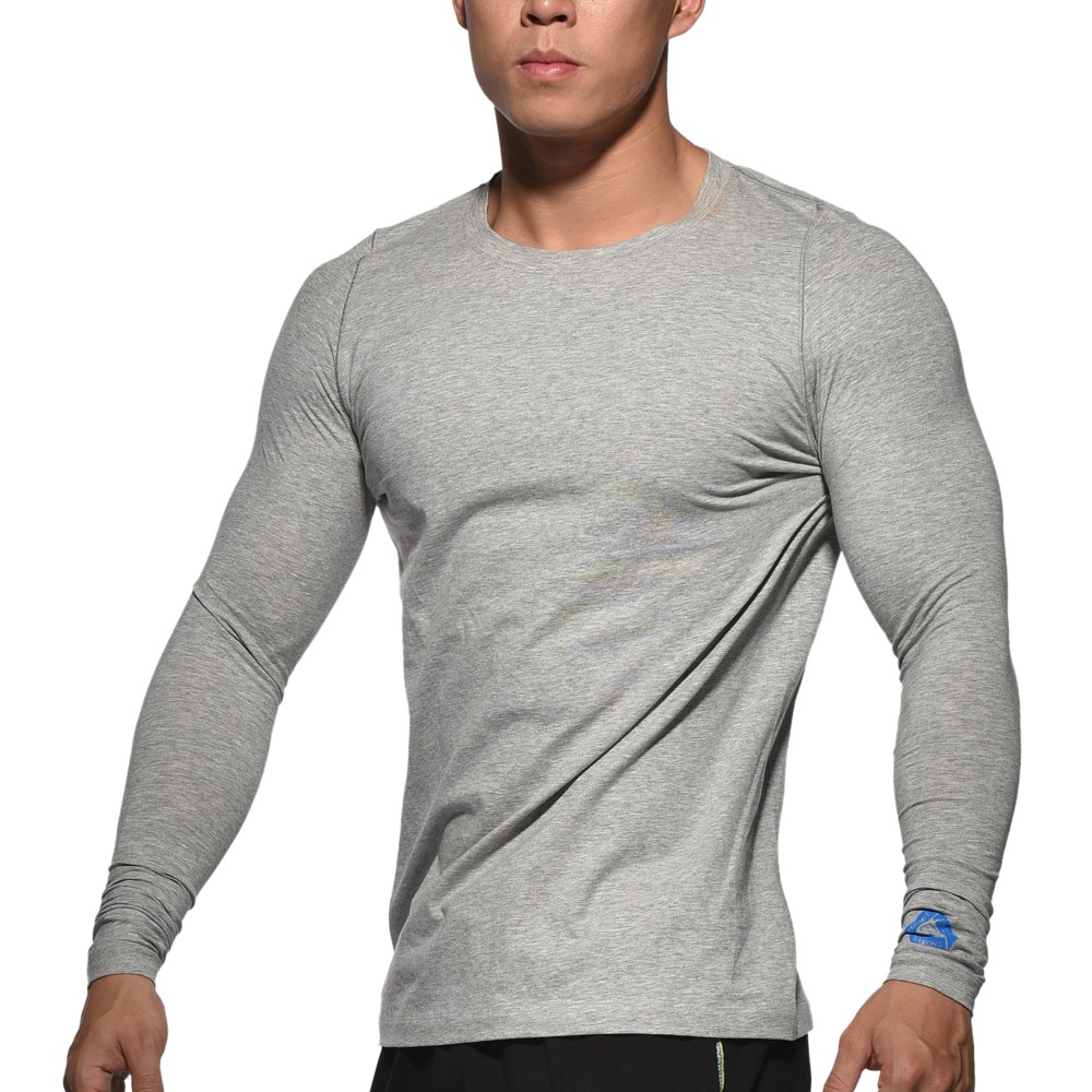 muscle fit long sleeve