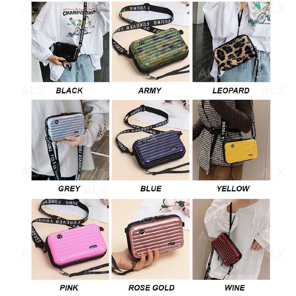 suitcase cosmetic handbag