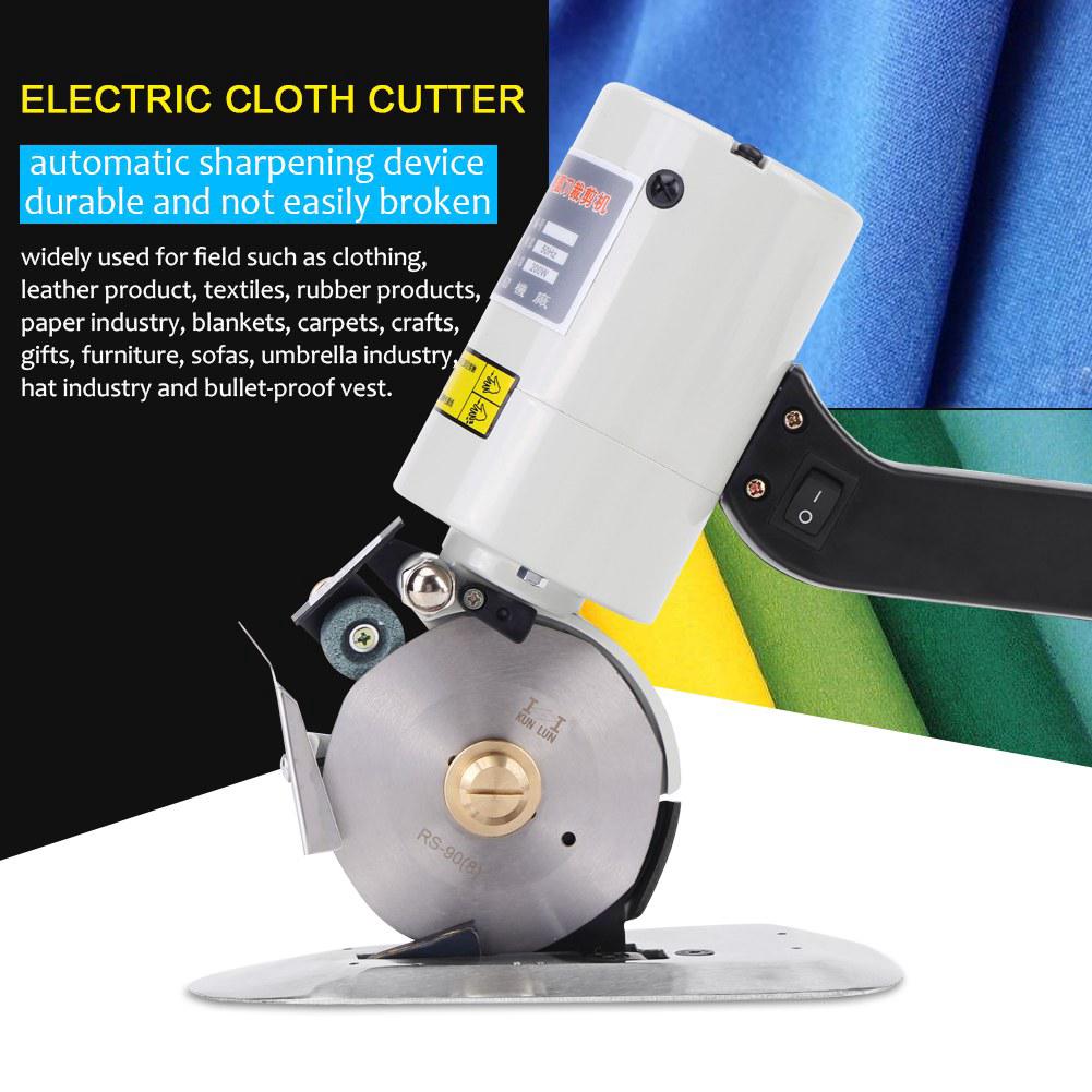 [Ready Stock] 220V 90mm Blade Electric Cloth Cutter Fabric Cutting