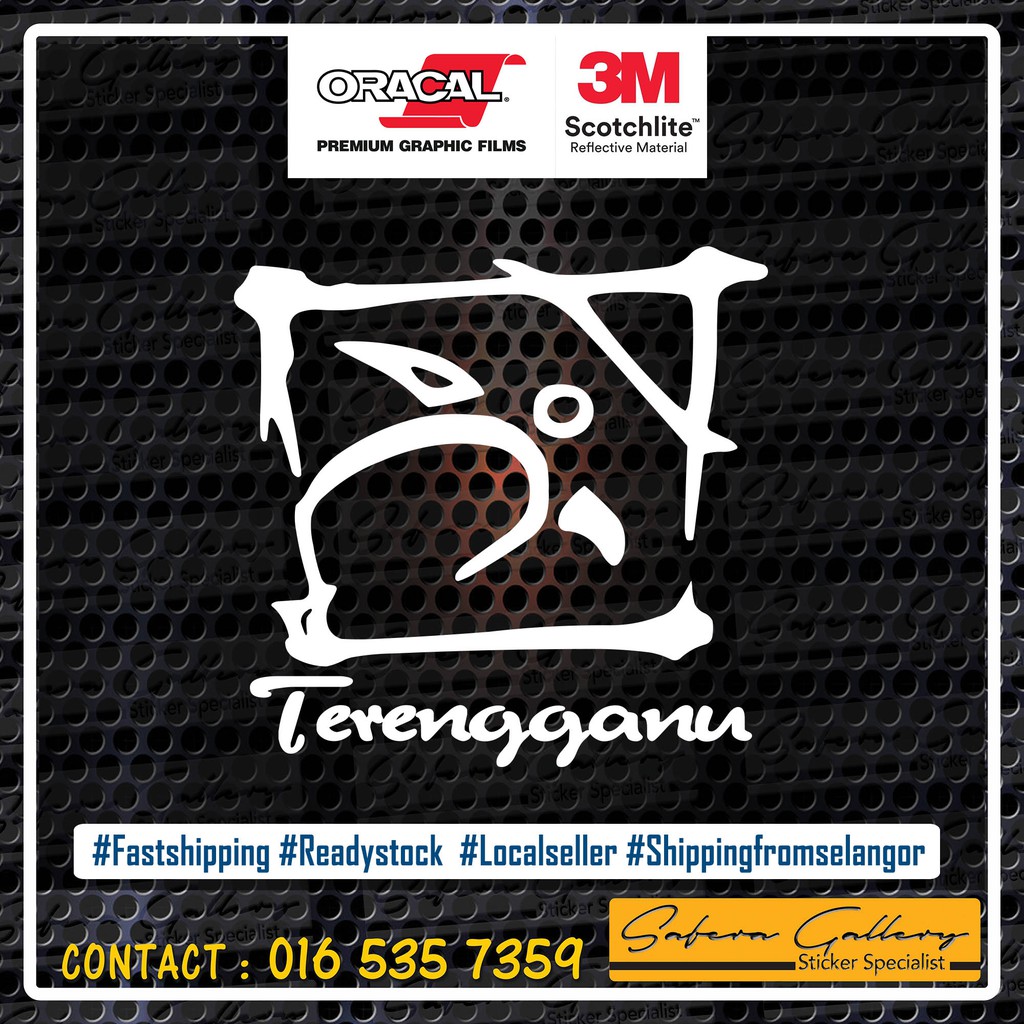 Stiker Penyu Terengganu sticker kereta Car Sticker | Shopee Malaysia