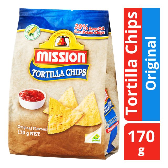 Mission Tortilla Chips Original Flavour 170g Shopee Malaysia