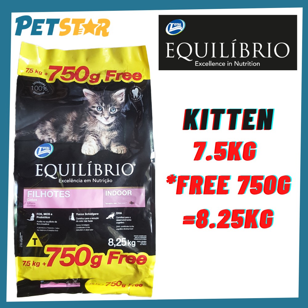 Equilibrio Kitten PROMO ! (7.5kg F.O.C 750g) | Shopee Malaysia