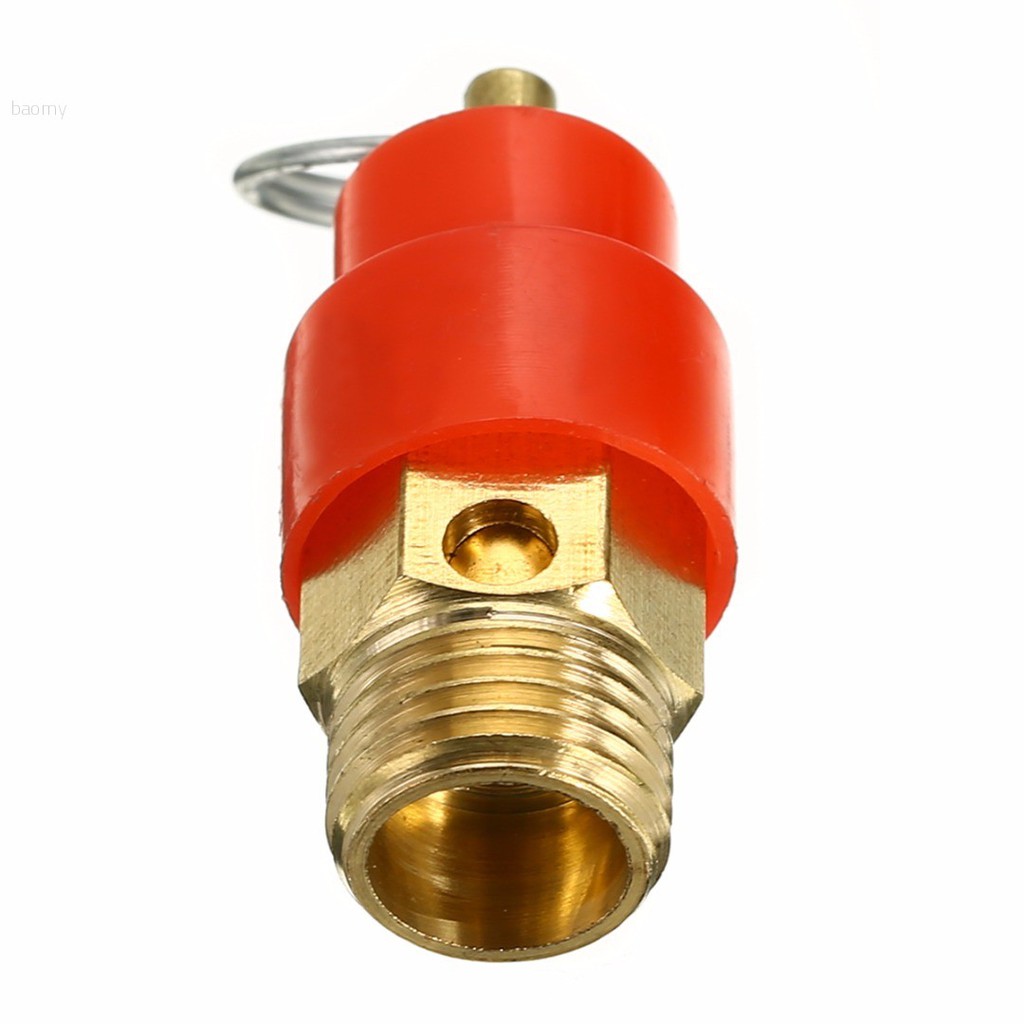 baomy 1/4'' BSP 120PSI Air Compressor Safety Relief Valve Pressure