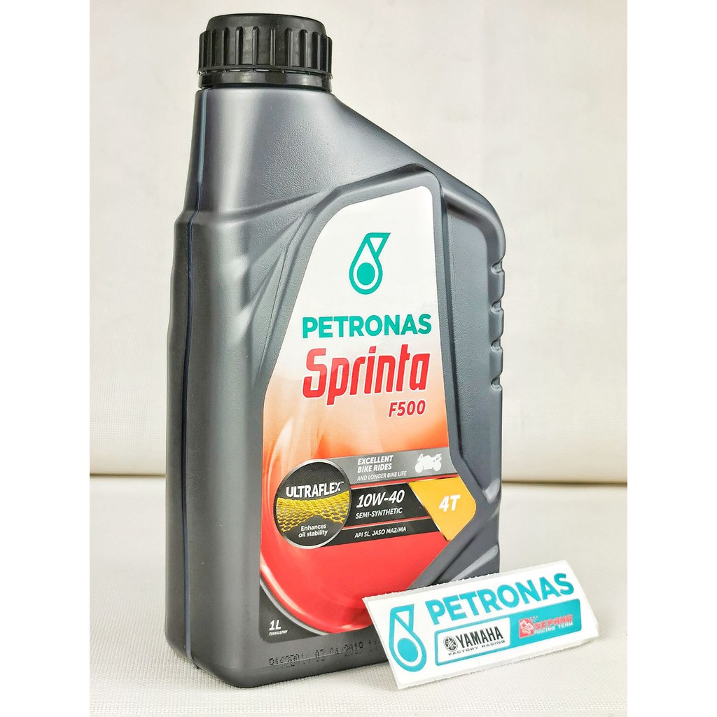 Petronas F500 10W40 4T Semi Synthetic 1L ENGINE OIL MOTORCYCLE SPRINTA