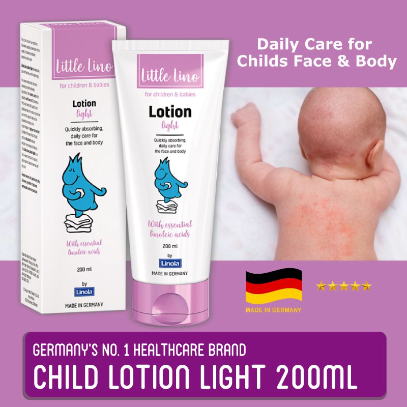 Little Lino Baby Lotion Light 0ml Linola Daily Care For The Face And Body Baby Care Germany Ready Stock Shopee Malaysia