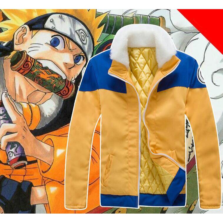 Anime Naruto Uzumaki Cosplay Costume Thick Jacket | Shopee Malaysia