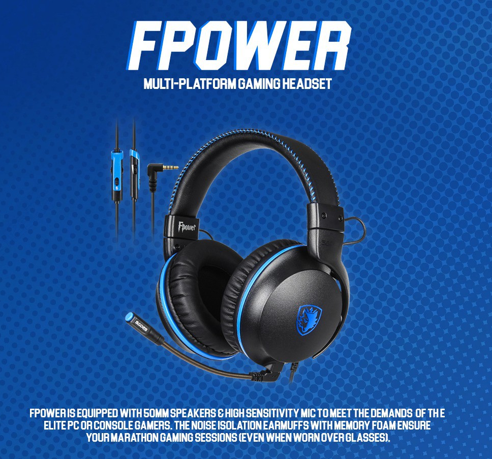 Sades Fpower - Gaming Headset | Shopee Malaysia