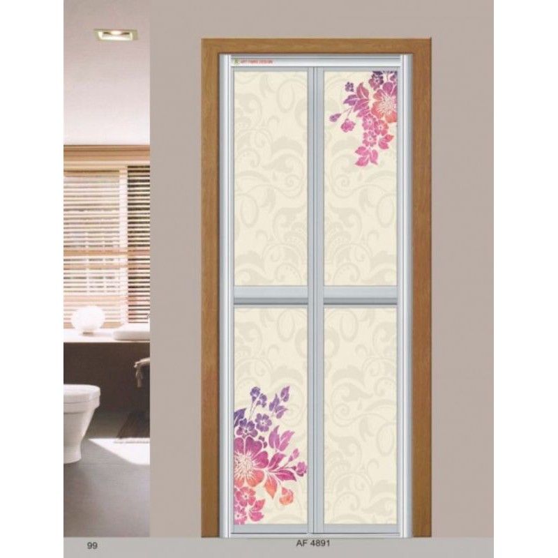 Toilet Bi Fold Door Pintu Bilik Air Aluminium Shopee 