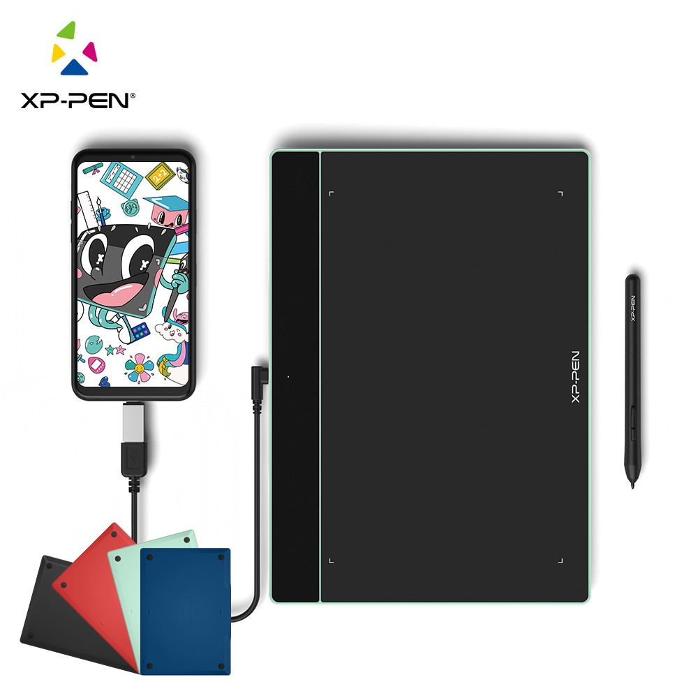 XPPen Deco Fun Drawing Tablet Graphic Tablet Support Android Phone Pen
