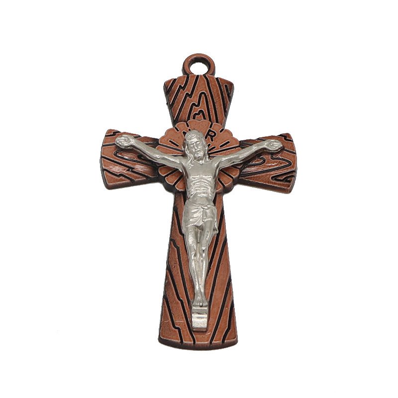 1pcs Catholic Jesus Religion Saint Cross DIY Necklace Jewelry Pendant Crafts