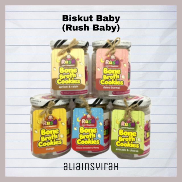 Biskut Bayi by Rush Baby Homemade Baby Food Makanan Bayi ...