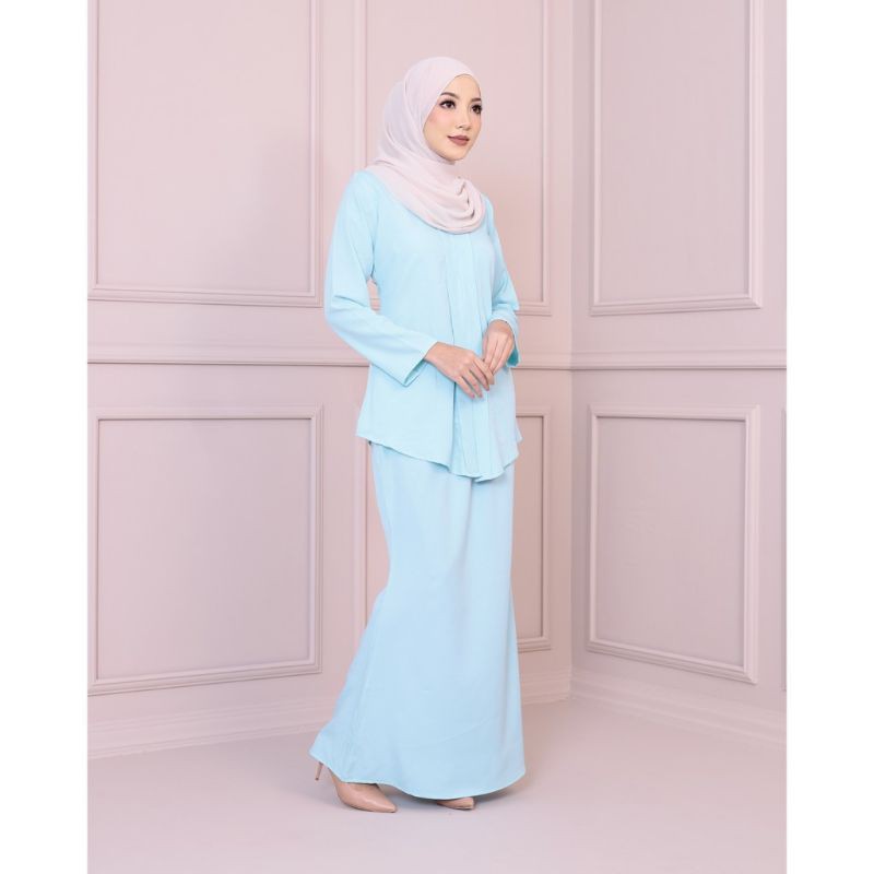 Baju kebaya plain  Kebaya modern  Baju kebaya muslimah  Shopee 