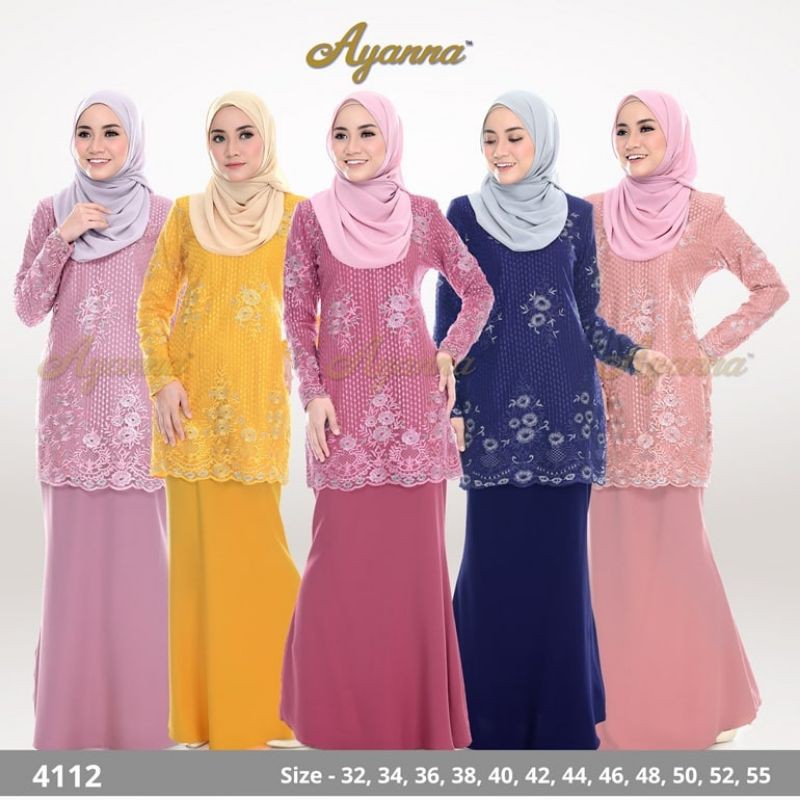 Baju Kurung Moden Lace Dewasa Plussizes Aulia Mesra Wudhuk Friendly