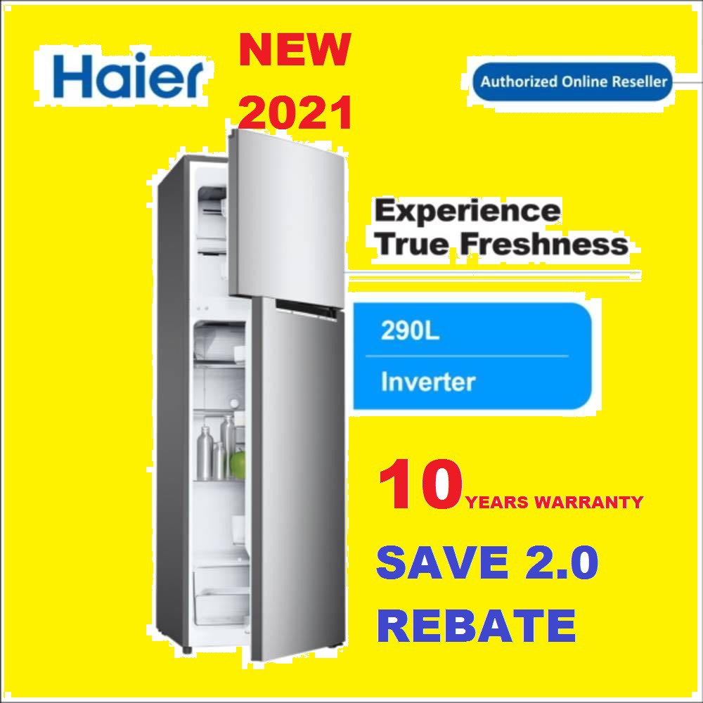 HAIER HRFIV298H 269L INVERTER 2DOOR FRIDGE/REFRIGERATOR Shopee Malaysia