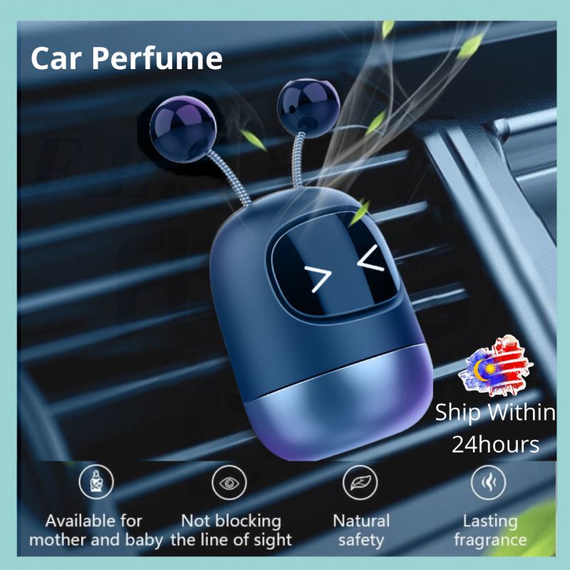 Car Air Freshener Penyaman Udara Kereta Mini Robot Tiktok Air Vent Clip