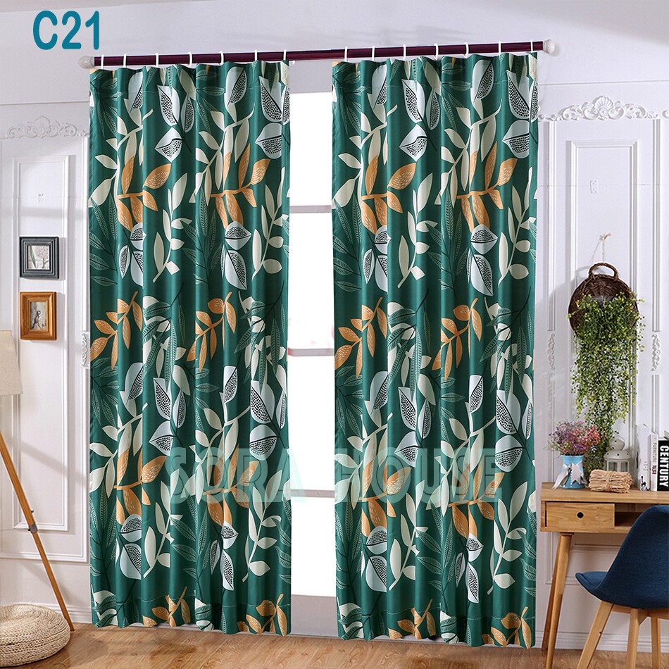 Cantik Langsir  Curtain Semi Blackout New Corak 4 9 C 21 