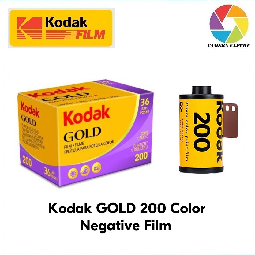 Kodak GOLD 200 Color Negative Film (35mm Roll Film, 36