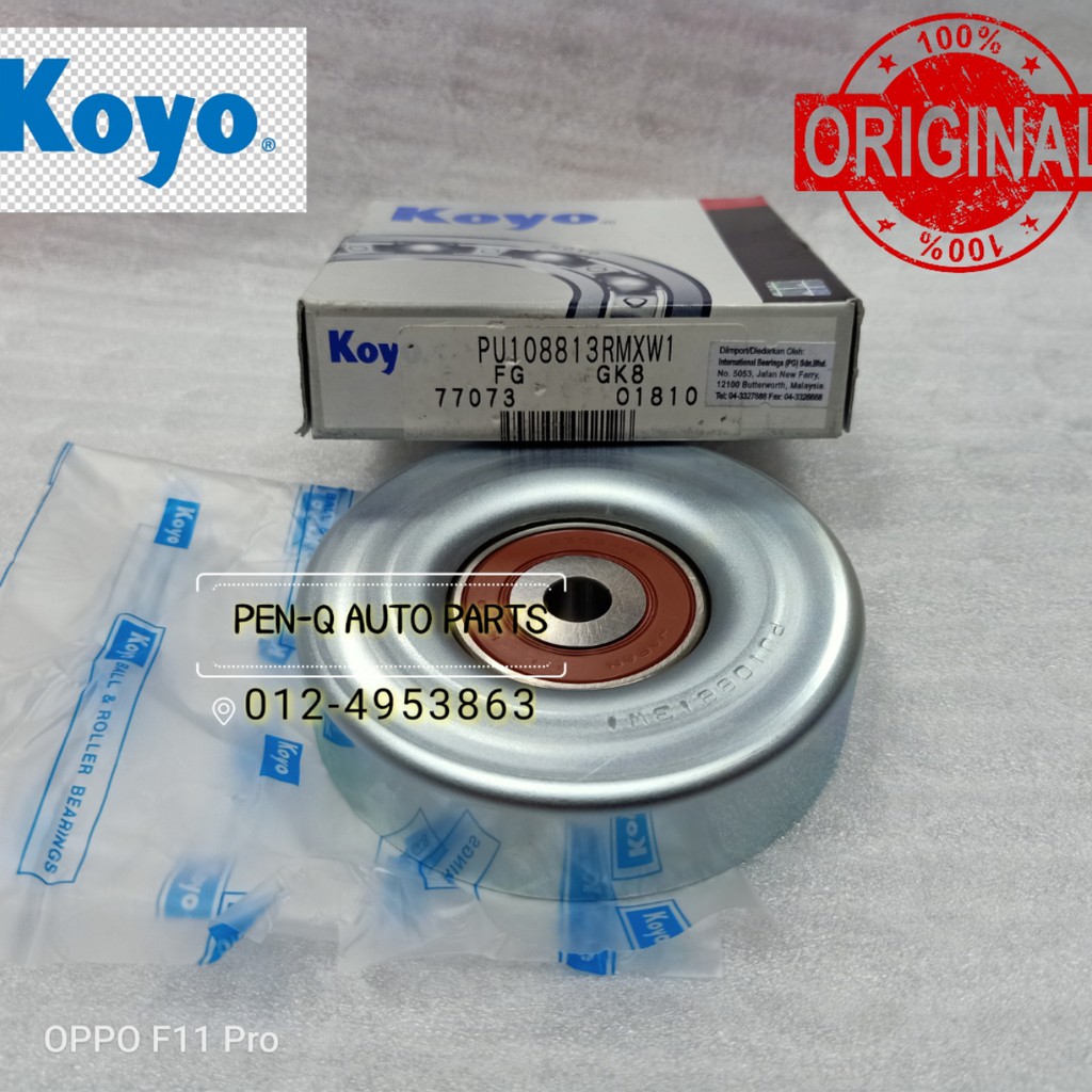 Original Koyo Fan Belt Pulley Tensioner for Toyota Avanza 1.3,Perodua
