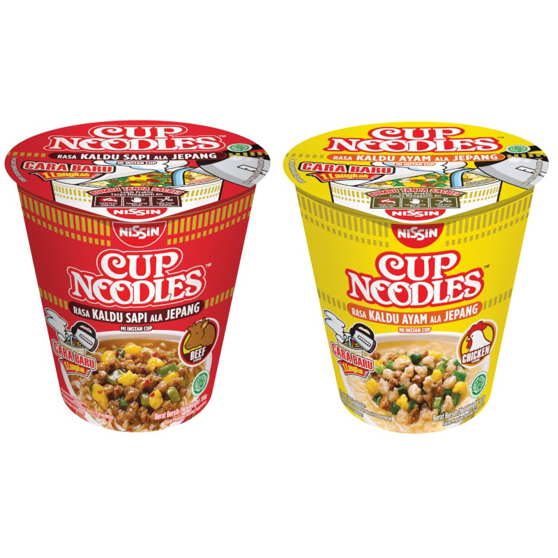 DEAL [HALAL] NISSIN CUP NOODLES INSTANT NOODLE CUP ASSORTED FLAVOURS