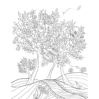 Download Lost Garden Art Coloring Notepad Colouring Book For ...
