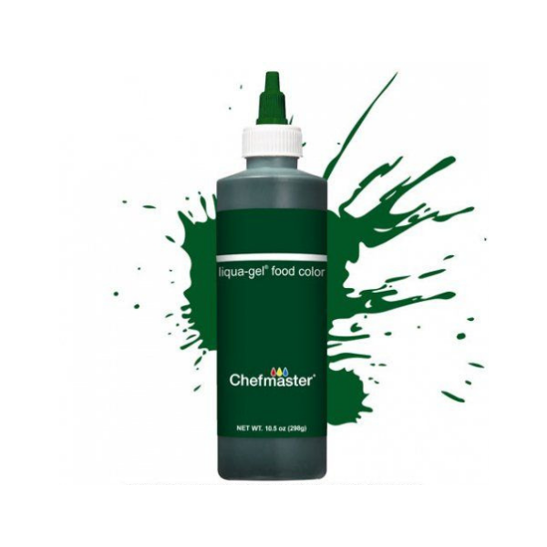 CHEFMASTER, Water Base Liquid Colours, Forest Green, 10.5 oz