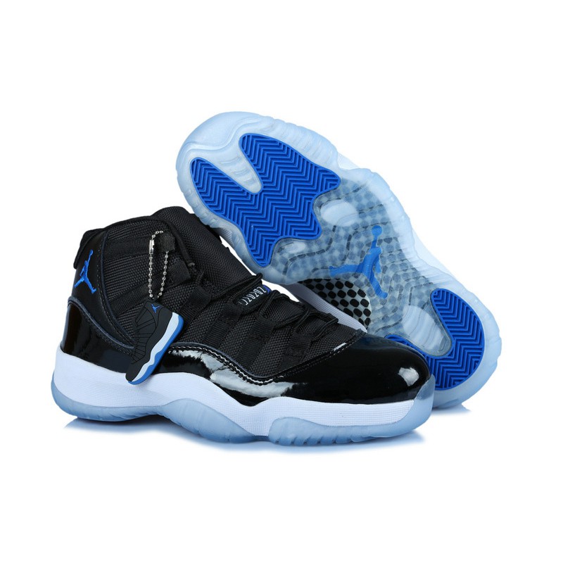 air jordan 11 black and blue