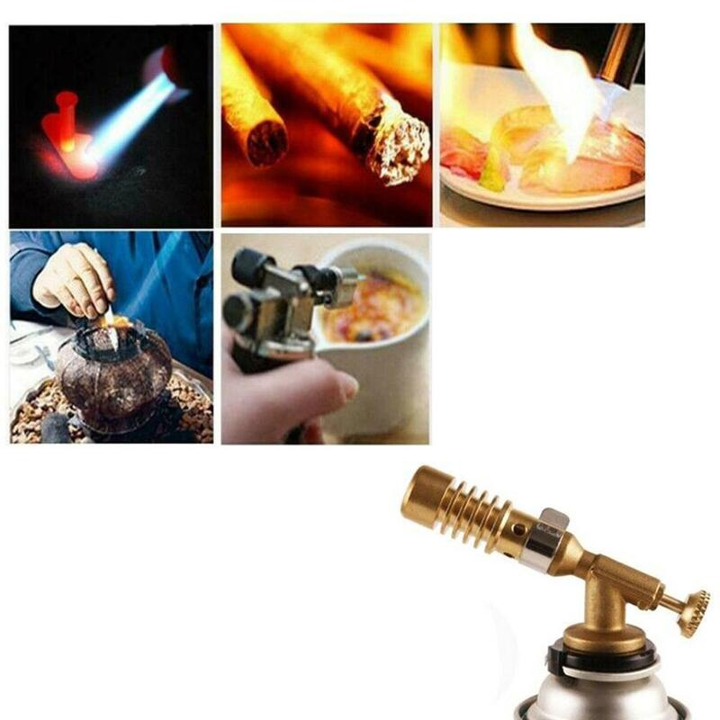 Heavy Professional New Welding Nozzle Flame Butane Gas Torch High Temperature Brass Turbo Brazing Solder Plumbing Sol... - Image 5