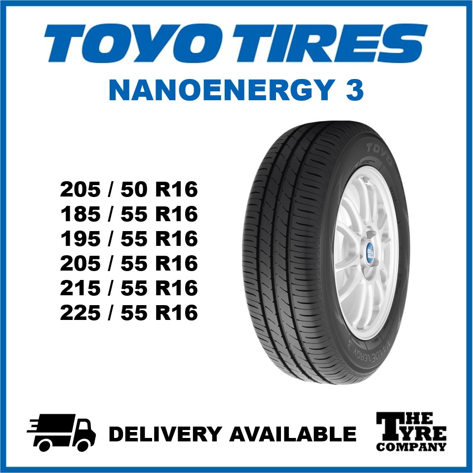 TOYO NANOENERGY 3 205/50R16, 185/55R16, 195/55R16, 205/55R16, 215