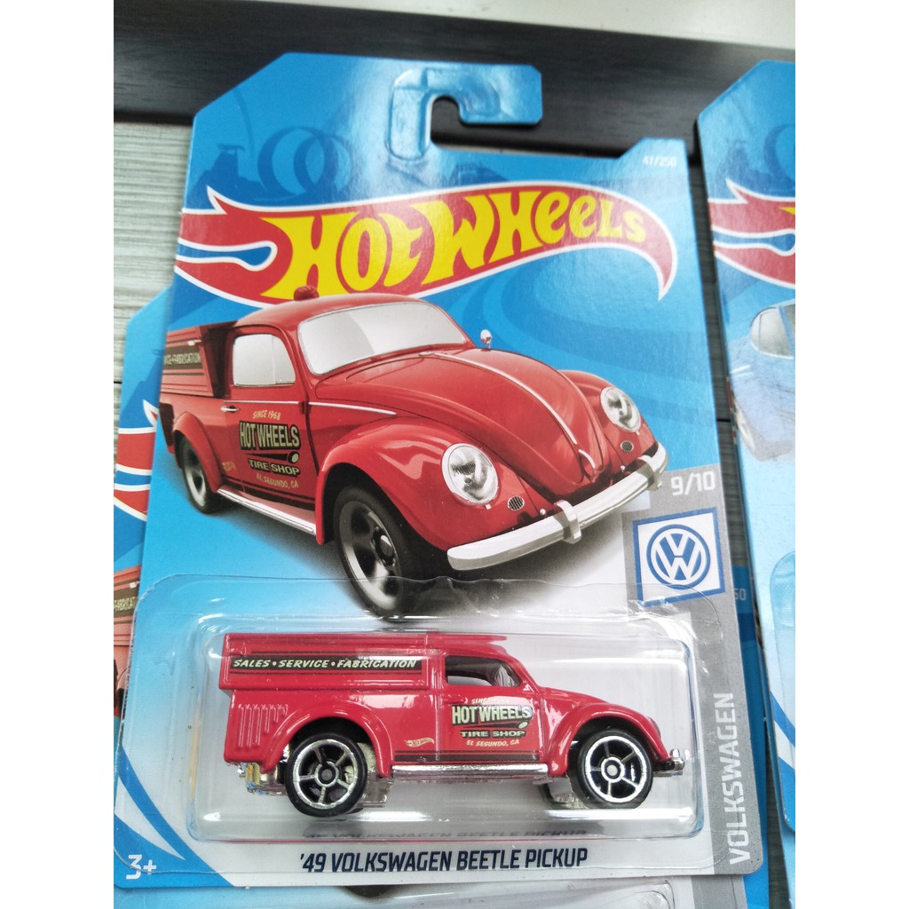 hot wheels 49 volkswagen beetle pickup red