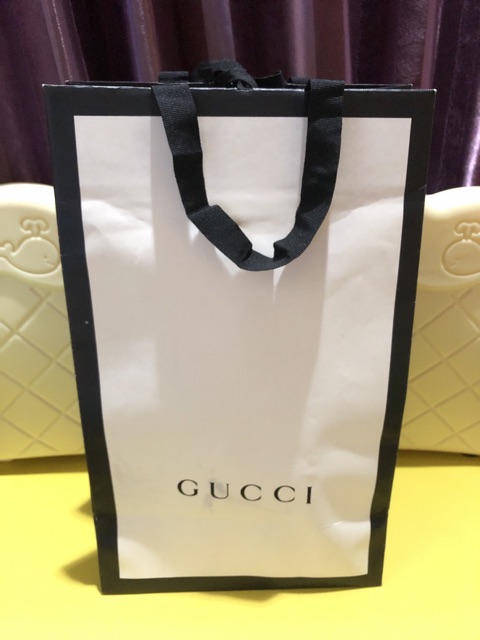 Authentic Gucci Paper Bag - Small | Shopee Malaysia